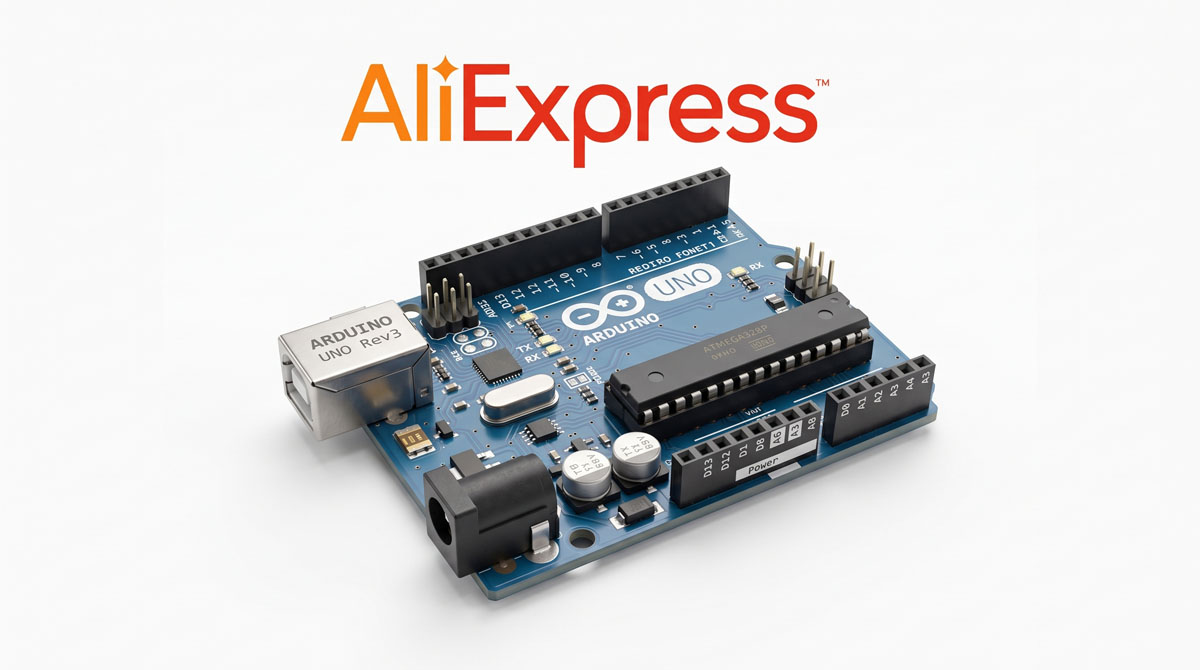 Arduino Uno mikrokontrolleri un komplekti vietnē AliExpress